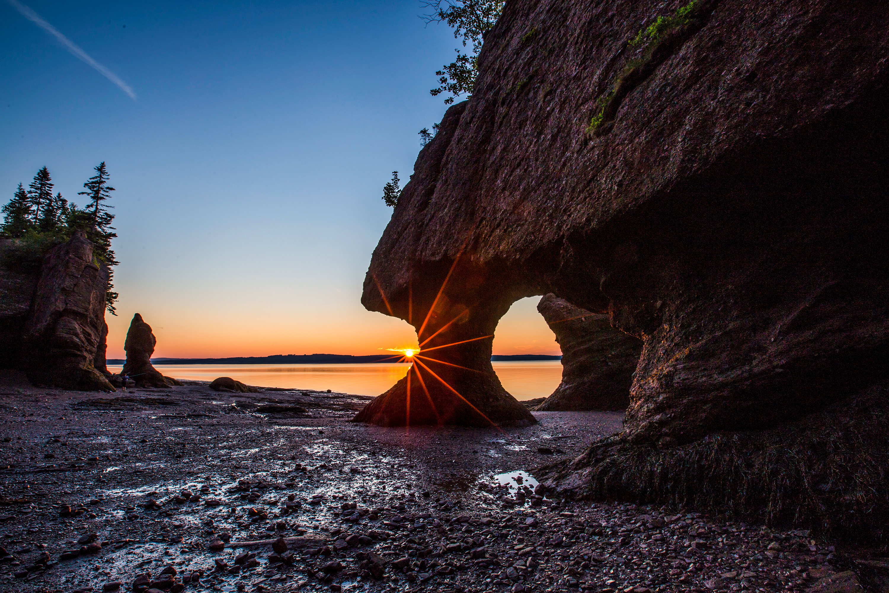 Hopewell Rocks in Kanada