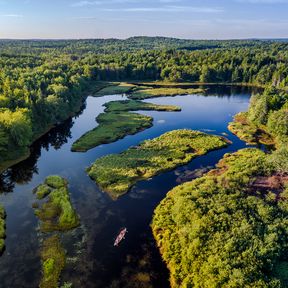 Aublick auf den Kejimkujik-Nationalpark in Kanada