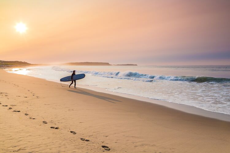 Wunderschöner Strand an der Ostküste von Nova Scotia