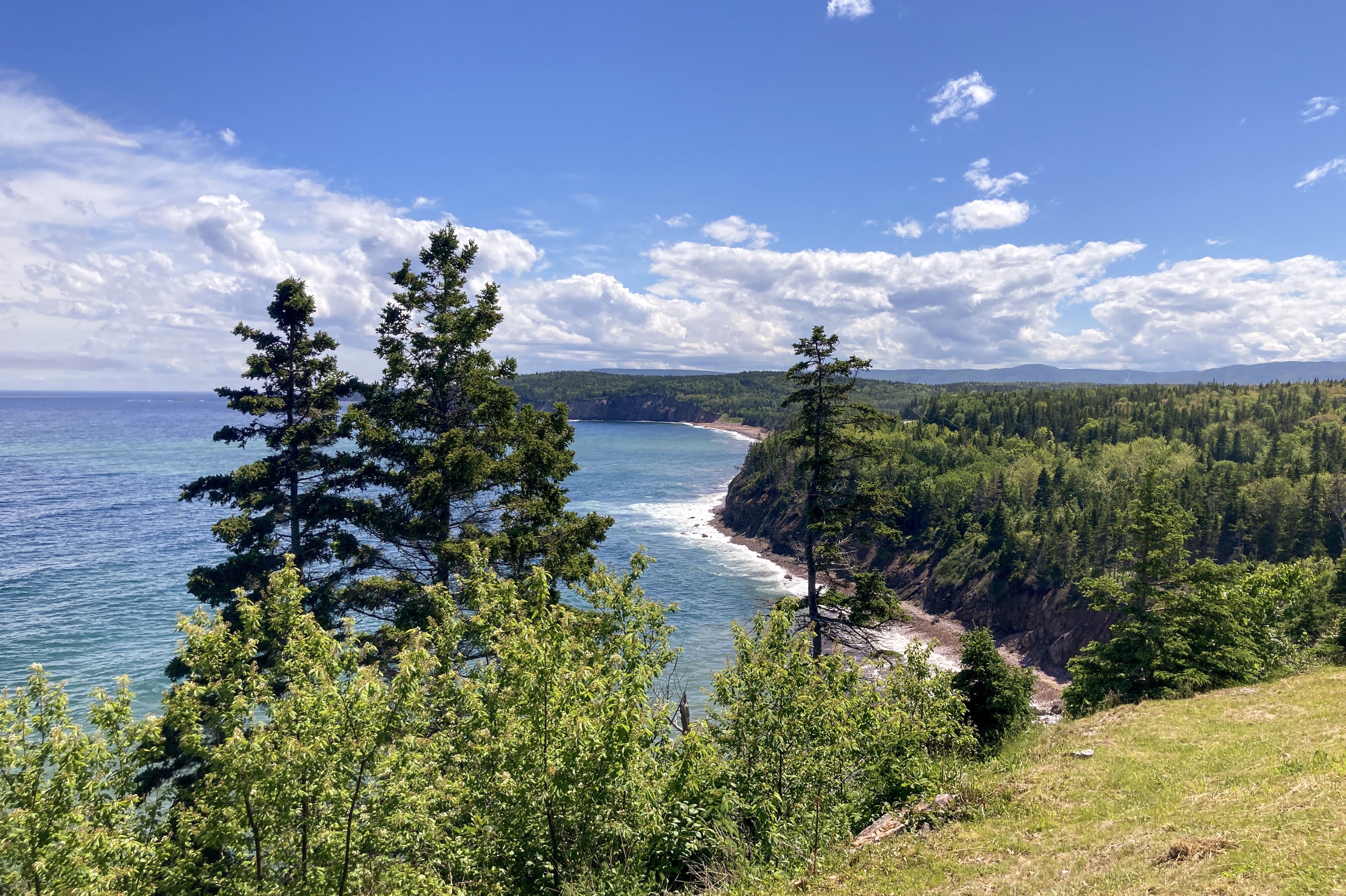 Blick auf den Atlantik im Cape Breton Highlands National park