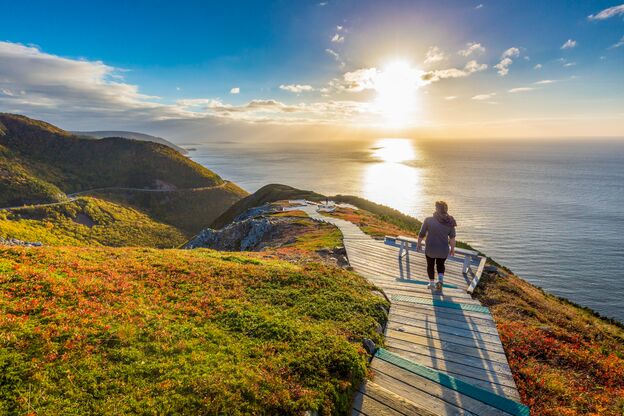 Traumhafte Ausblicke vom Skyline Trail im Cape Breton Highlands National Park in Nova Scotia