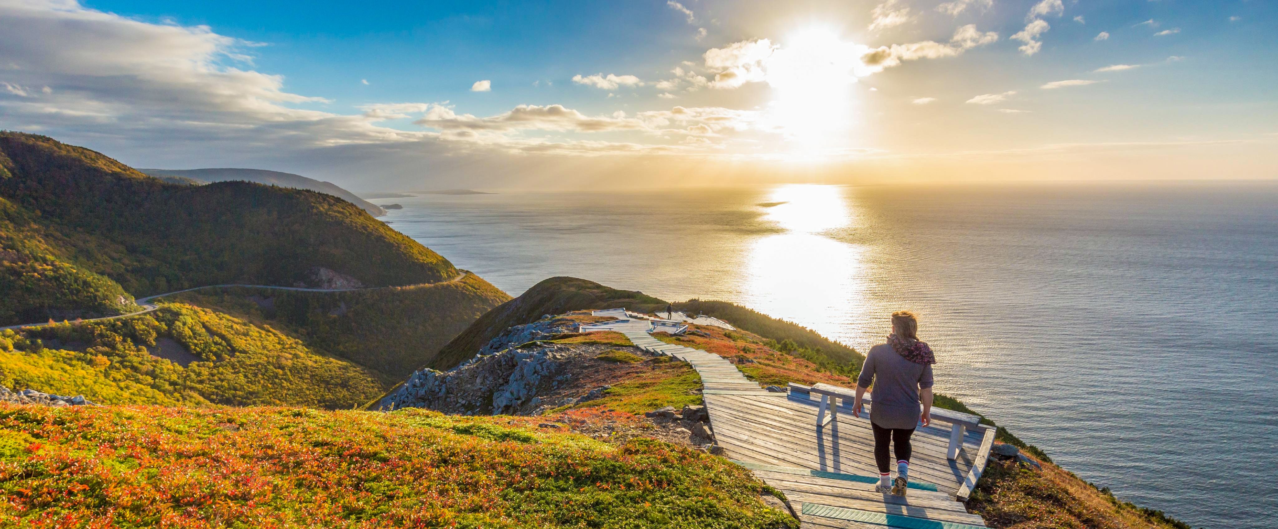 Traumhafte Ausblicke vom Skyline Trail im Cape Breton Highlands National Park in Nova Scotia