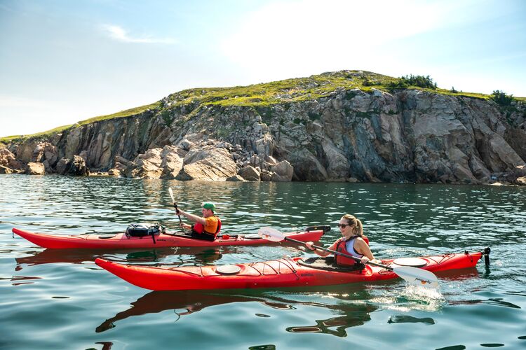 Kajakfahren in Aspy Bay