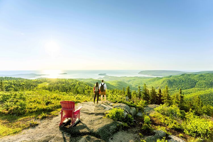 Pärchen auf dem Franey Trail