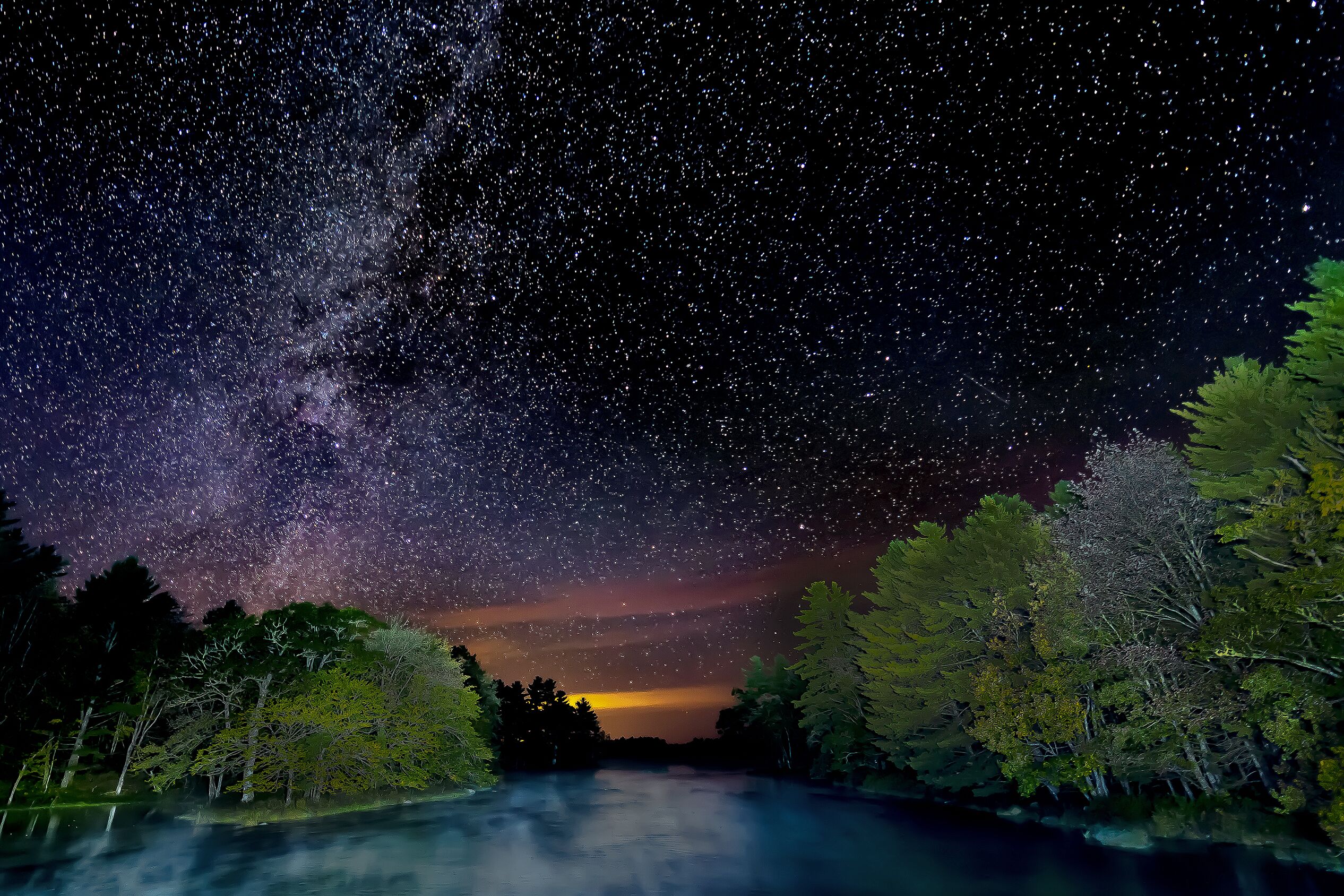 Eine Nacht unterm Sternenzelt im Kejimkujik National Park in Nova Scotia