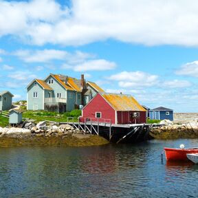 Häuser in Peggy's Cove