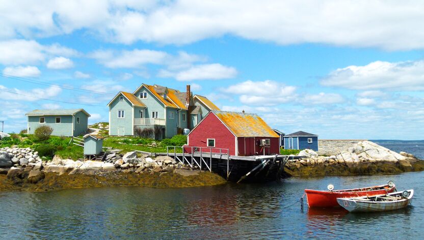 Häuser in Peggy's Cove Häuser in Peggy's Cove