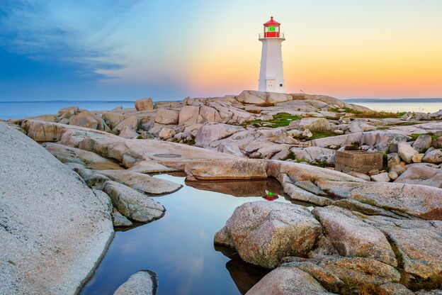 Der schöne Leuchtturm Peggy’s Point Der schöne Leuchtturm Peggy’s Point