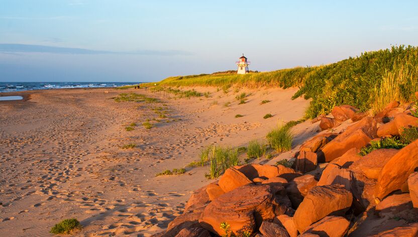 Malerische Küstenlandschaft in Covehead Malerische Küstenlandschaft in Covehead