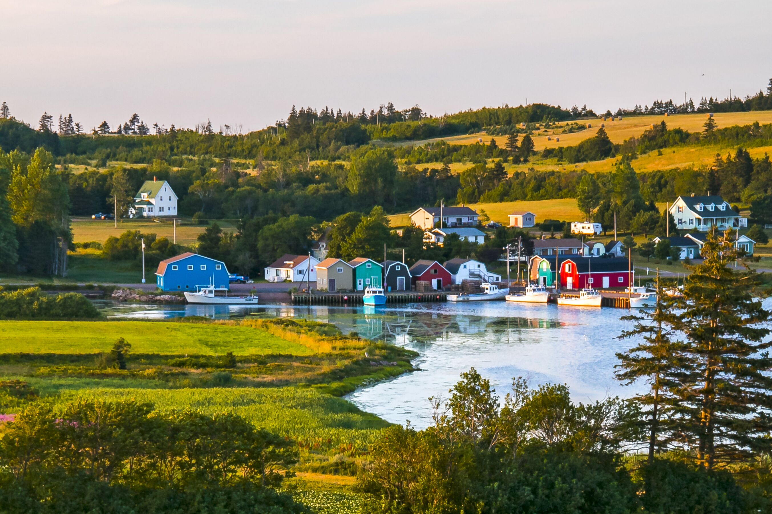 Das kleine Dorf French River auf Prince Edward Island