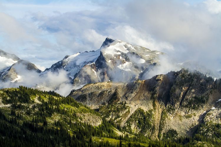 Monashee Mountain in den Kootenay Rockies bei Revelstoke, British Columbia