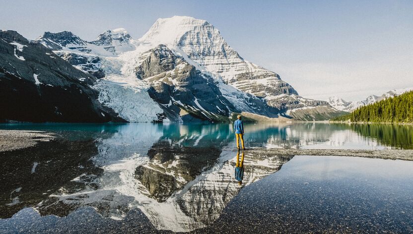 Im Mount Robson Provincial Park wandern gehen und die Natur genießen Im Mount Robson Provincial Park wandern gehen und die Natur genießen