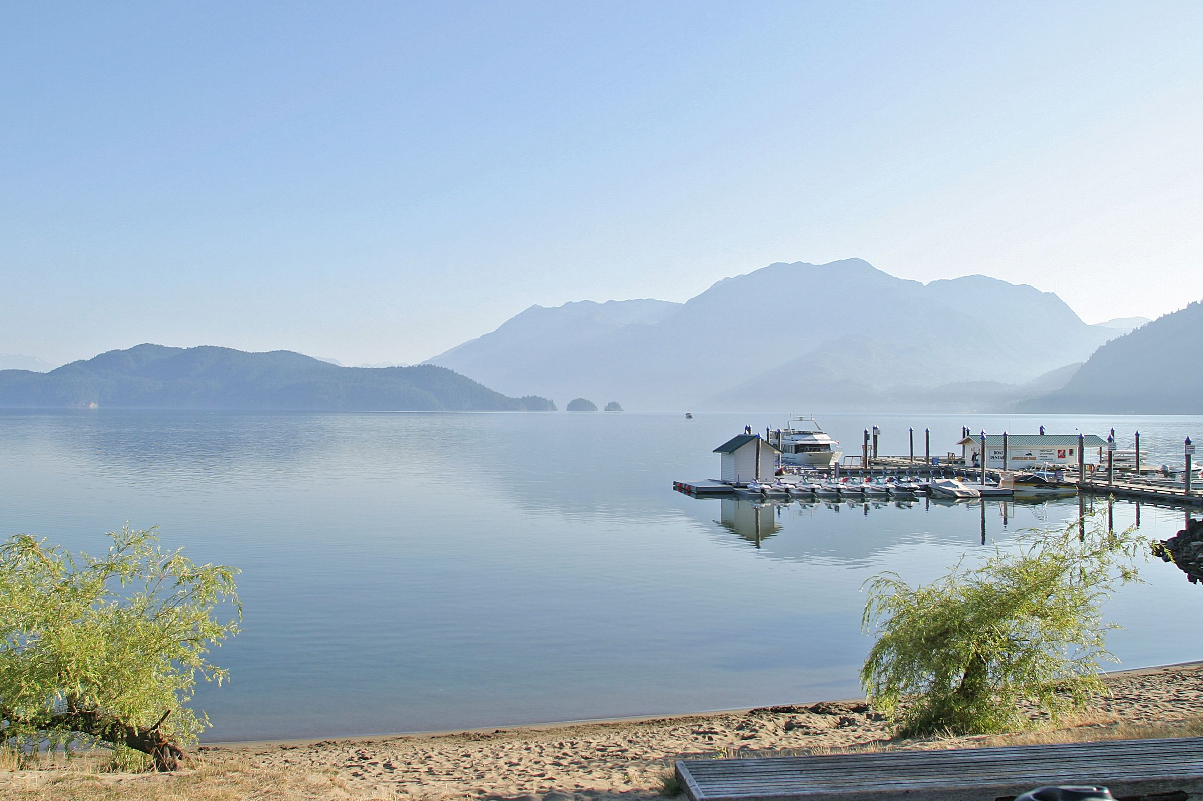 Blick auf den Harrison Lake