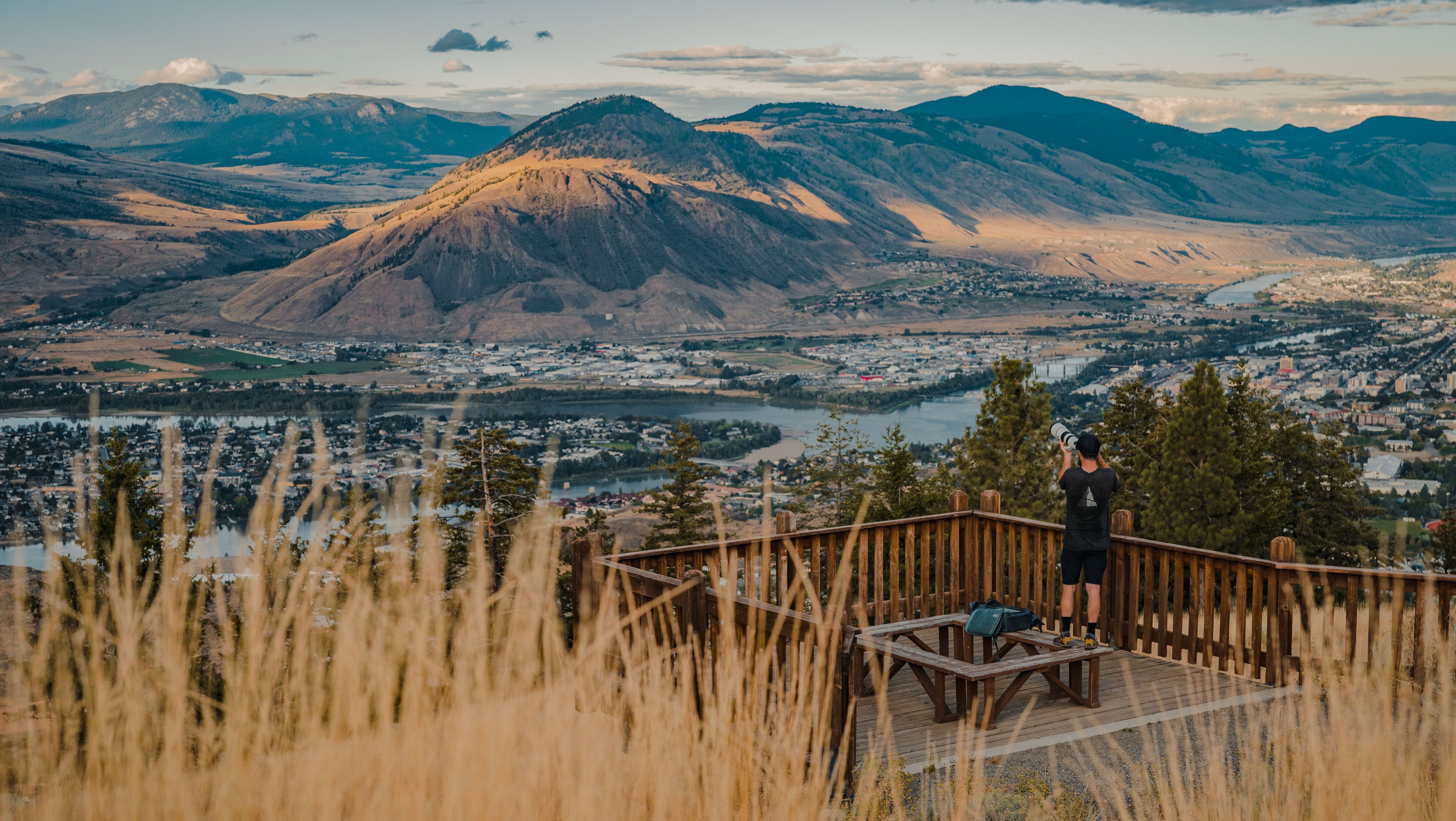 Blick auf die Stadt Kamloops