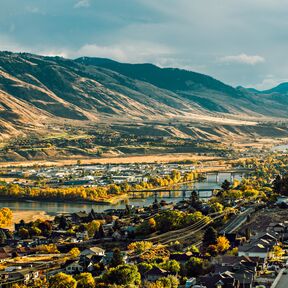 Blick auf Kamloops
