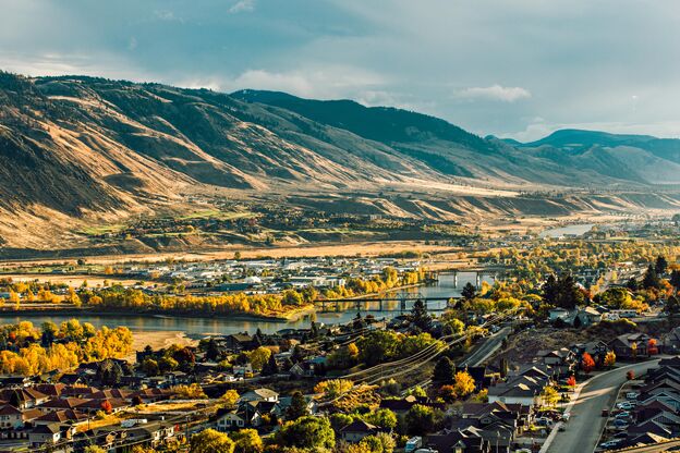Blick auf Kamloops Blick auf Kamloops