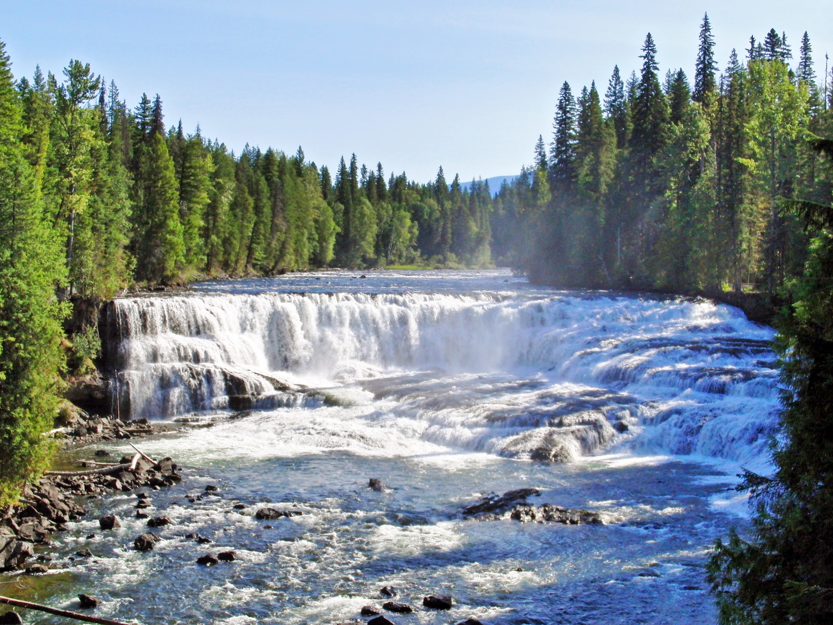 Blick auf die Dawson Falls Blick auf die Dawson Falls