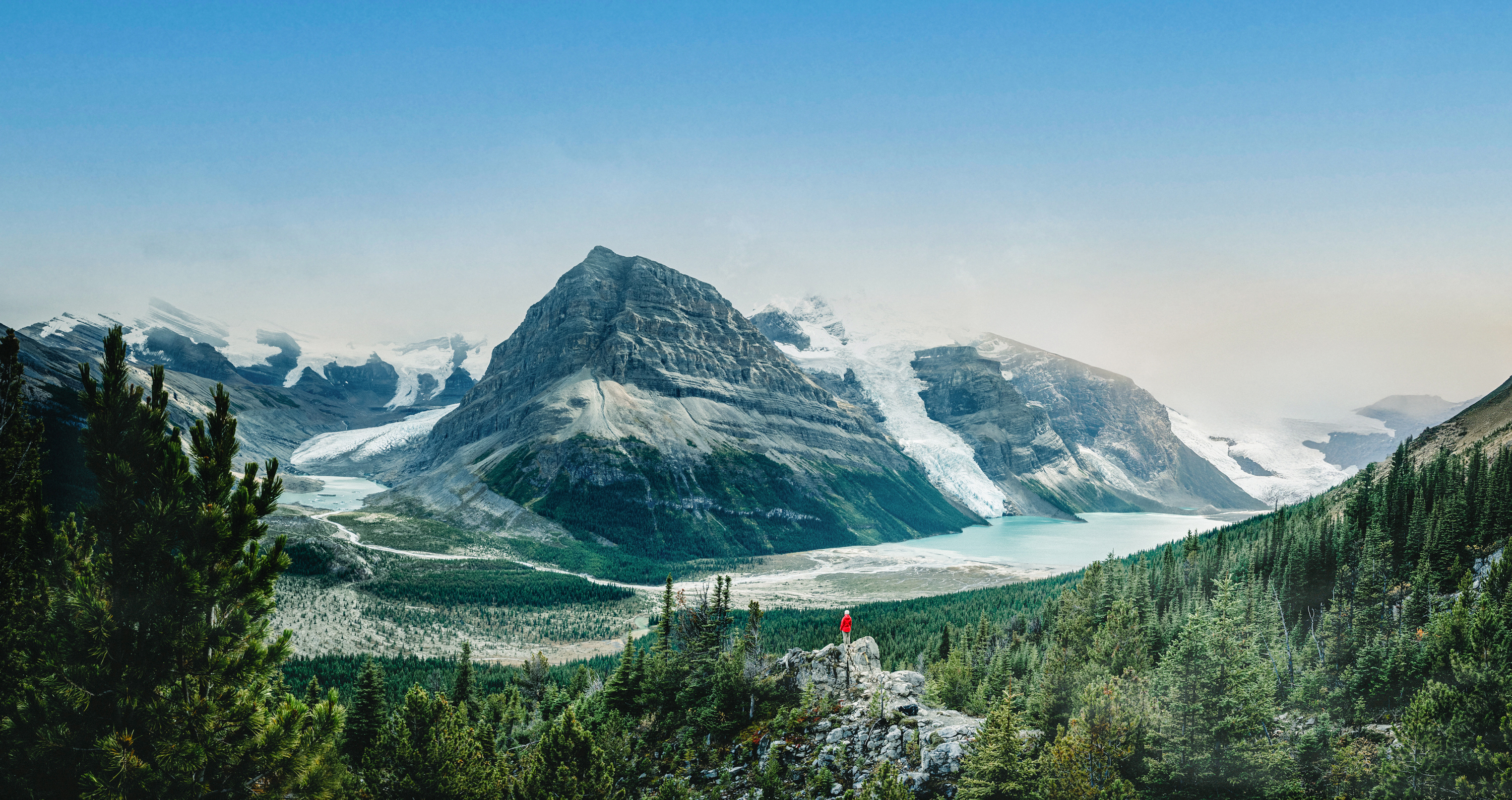 Gigantischer Mount Robson in British Columbia