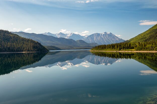 Klarer Lake Muncho Kanadas Klarer Lake Muncho Kanadas