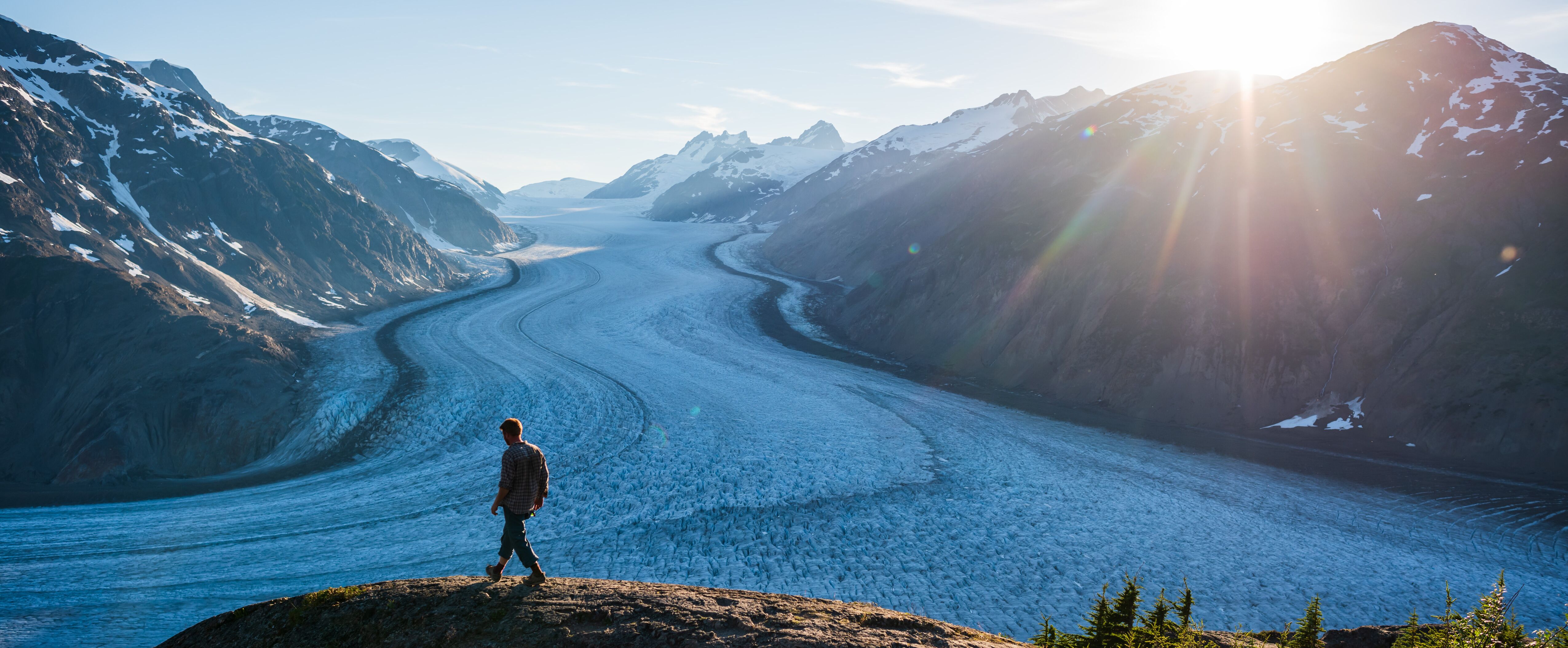 Wanderabenteuer am Salmon Glacier