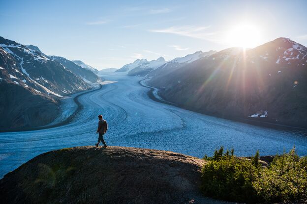 Wanderabenteuer am Salmon Glacier Wanderabenteuer am Salmon Glacier