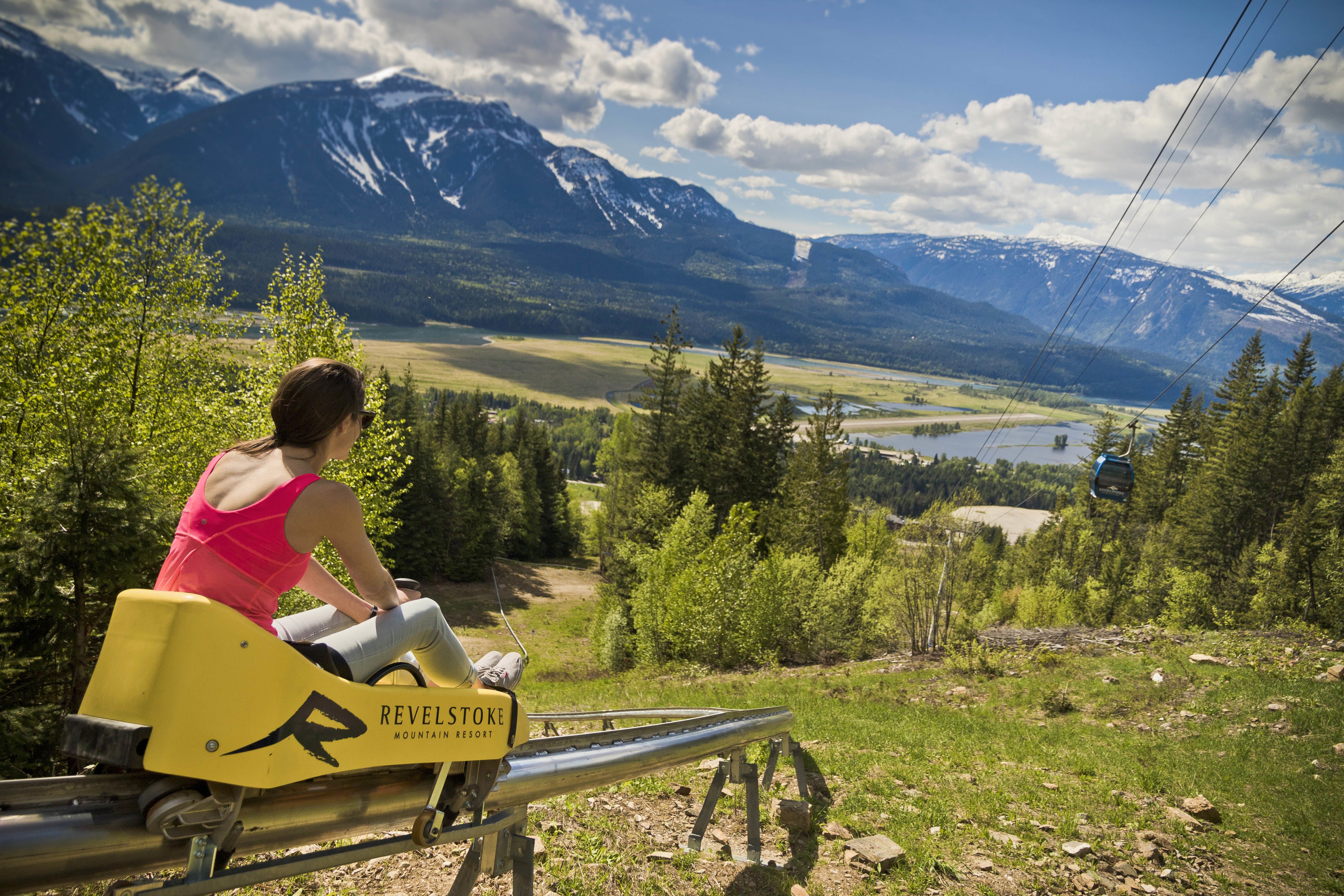 The Pipe Alpine Mountain Coaster in Revelstoke Mountain Resort