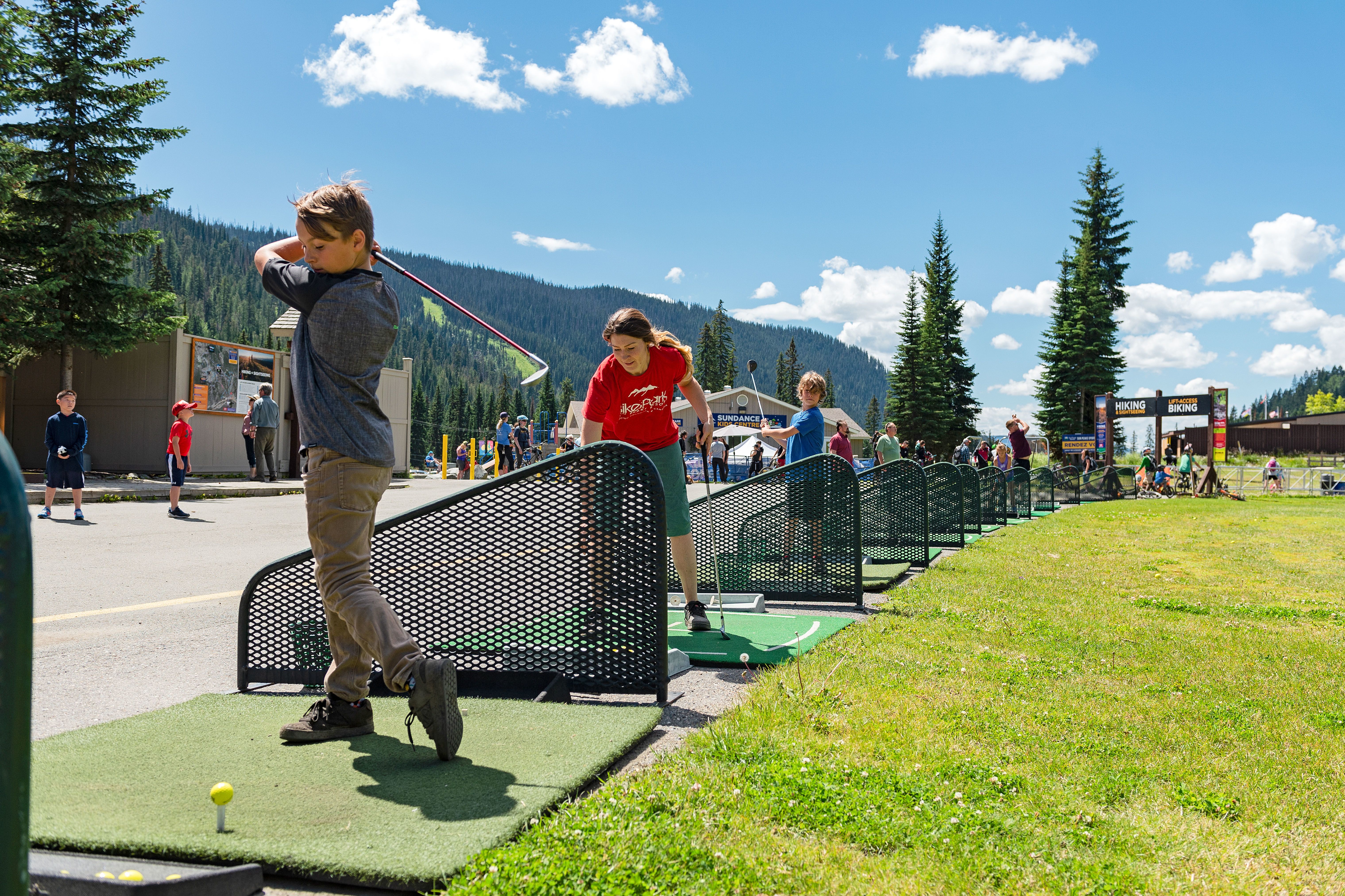 Golf spielen in Sun Peaks, British Columbia