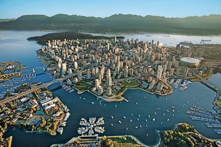 Blick ueber Vancouver