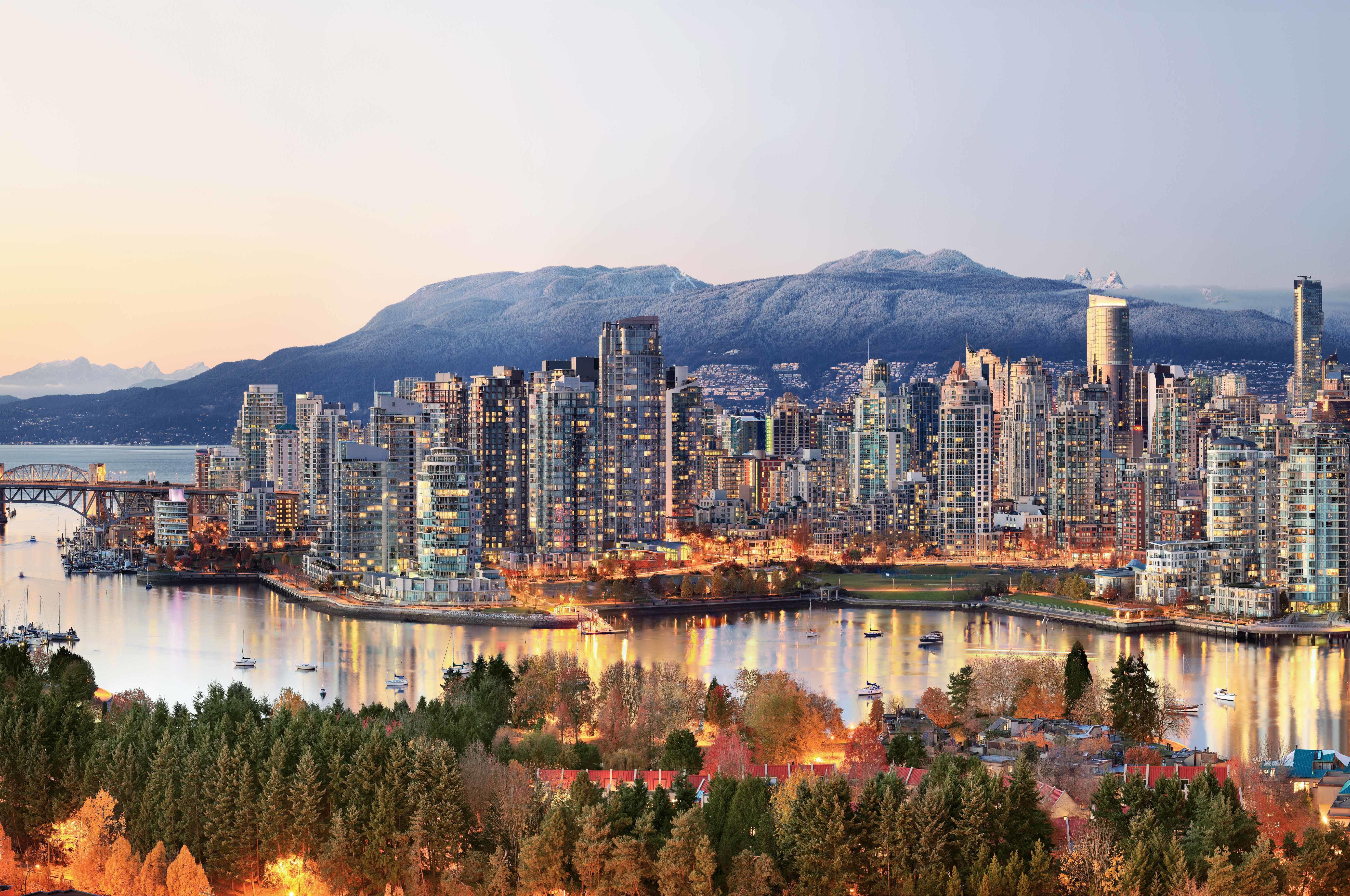 Vancouver in der DÃ¤mmerung