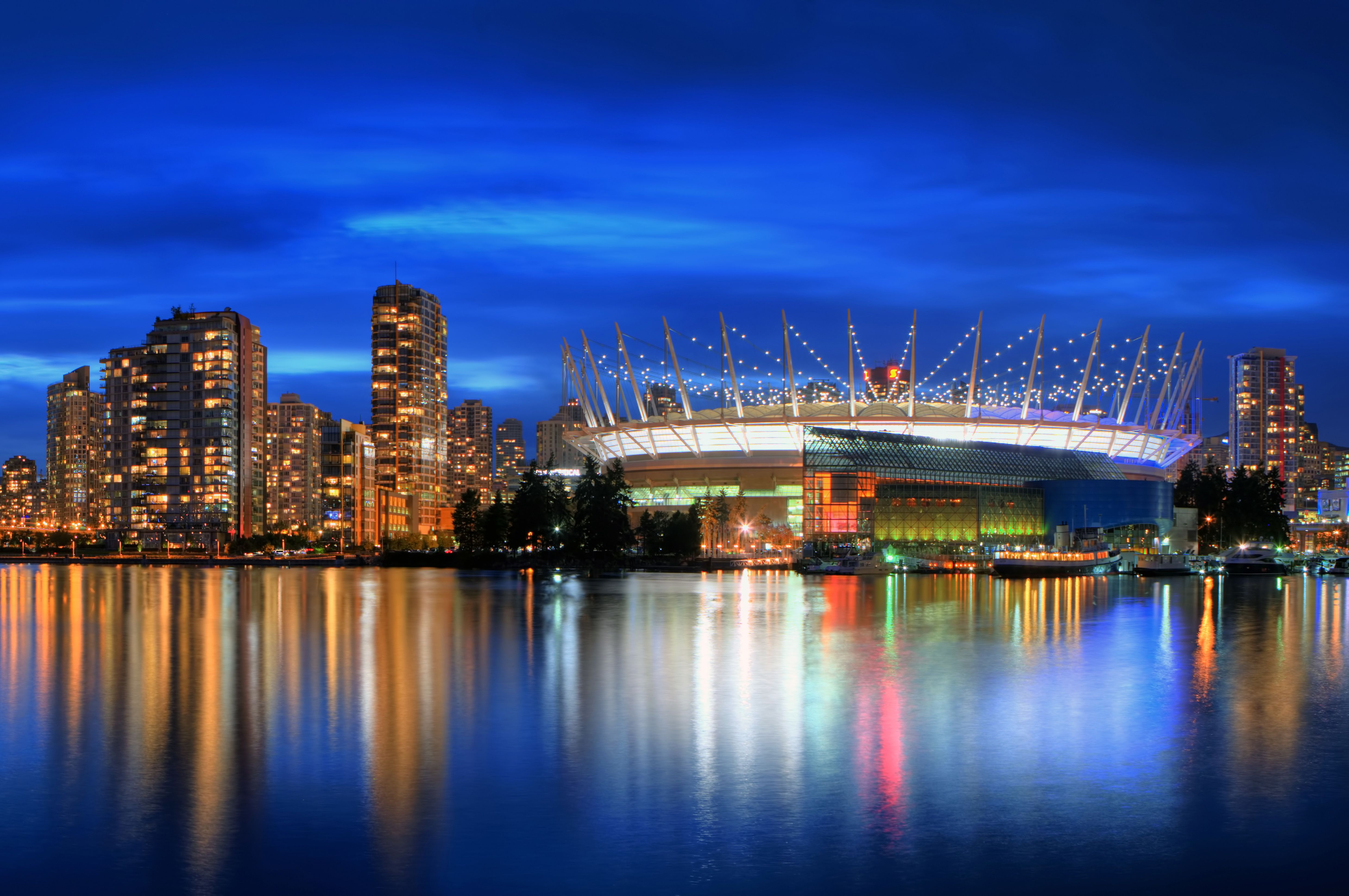 Vancouver Skyline at Night