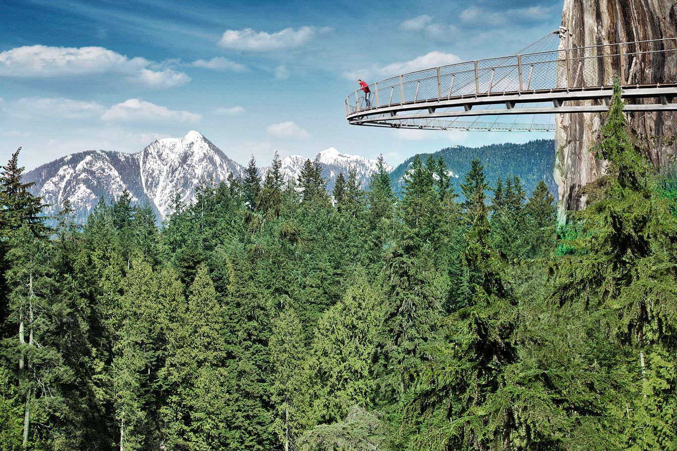 Cliffwalk bei der Capilano Suspension Bridge