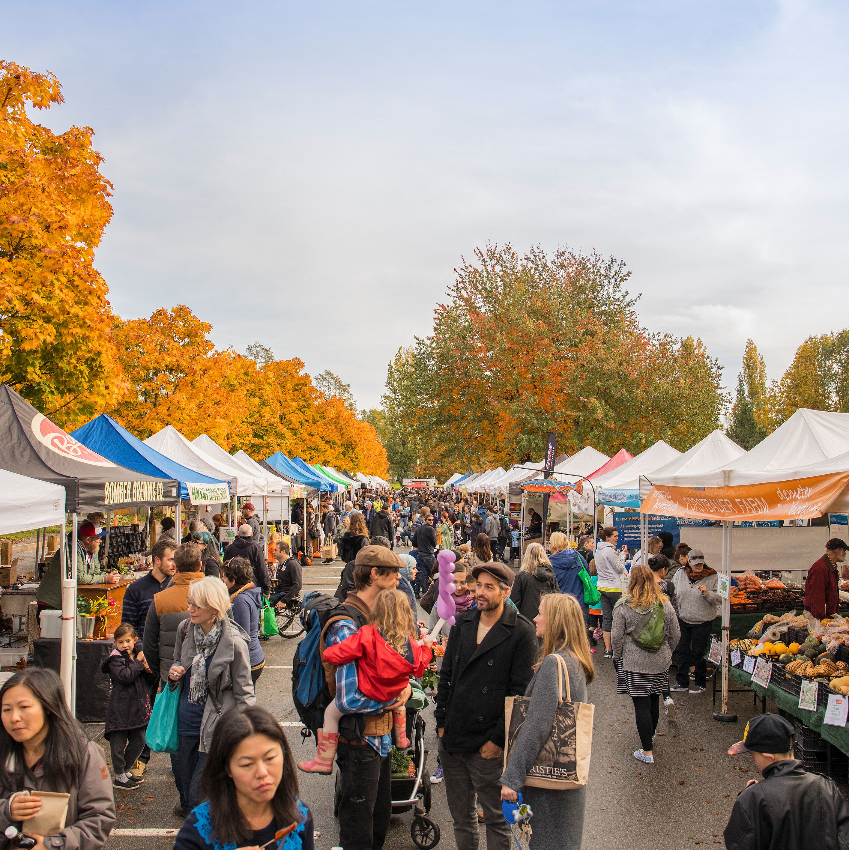 Der Farmers Market im John Hendry Park, Vancouver