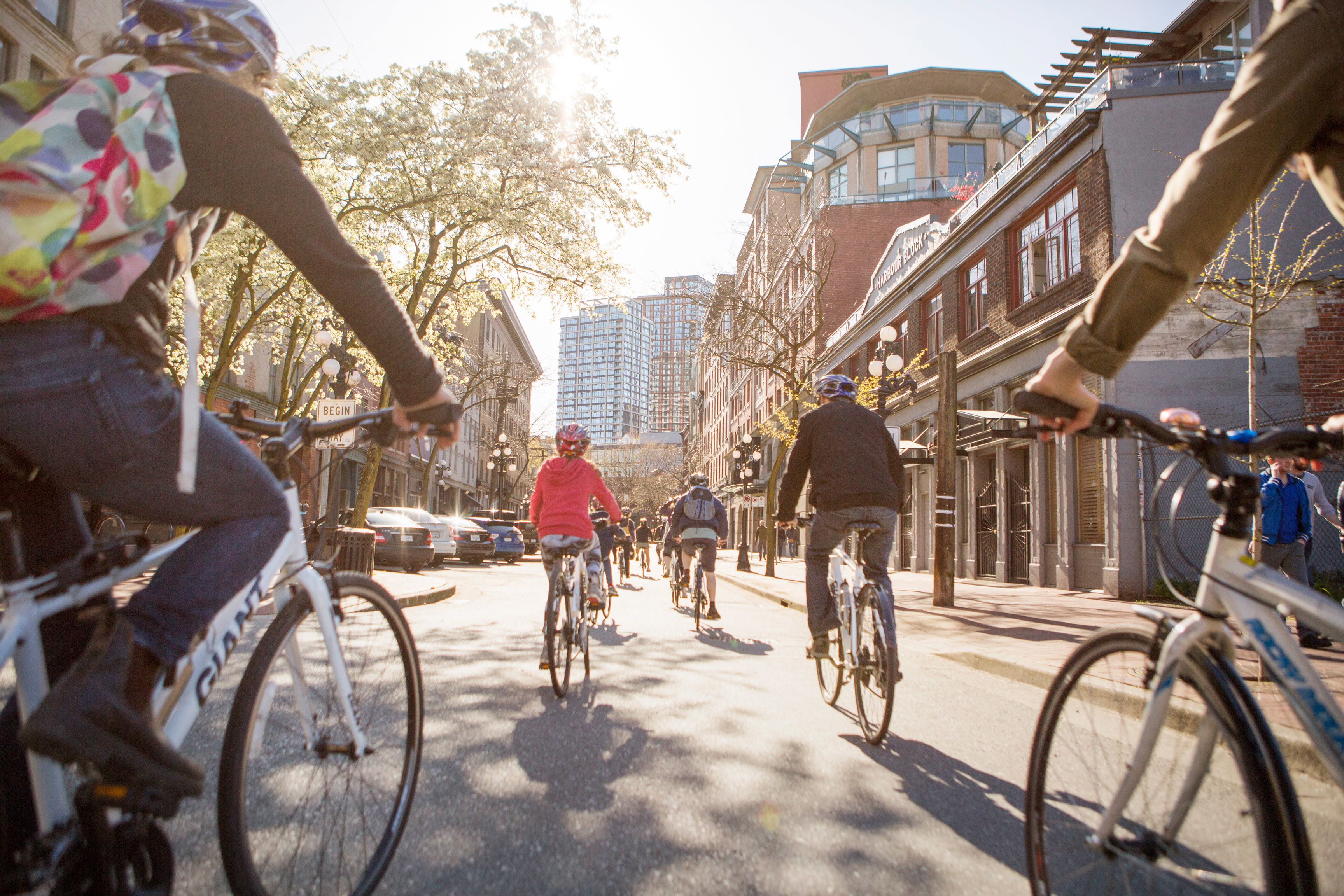 Cycle City Tours durch Gastown, Vancouver