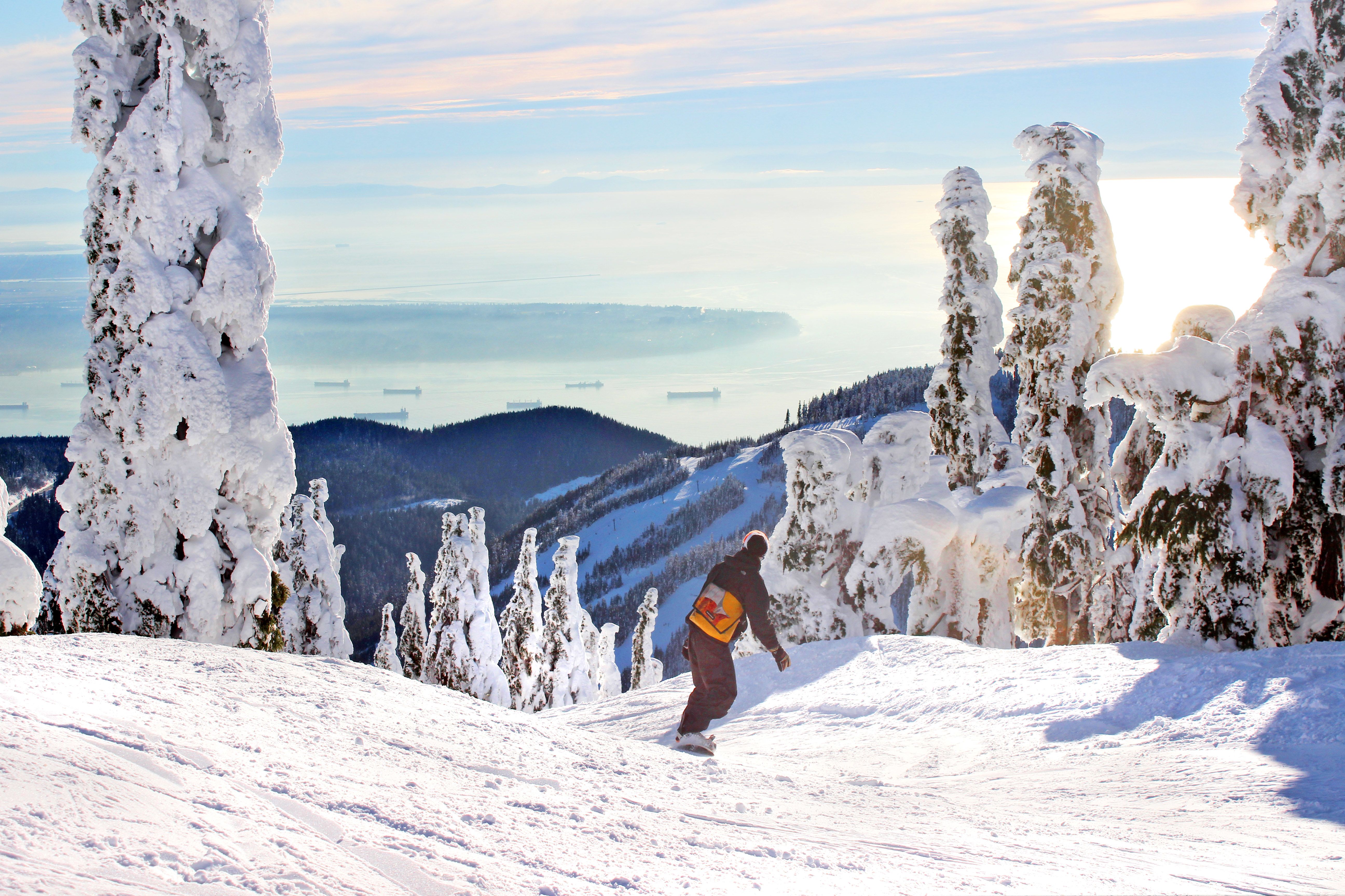 Cypress Mountain Snowboarder