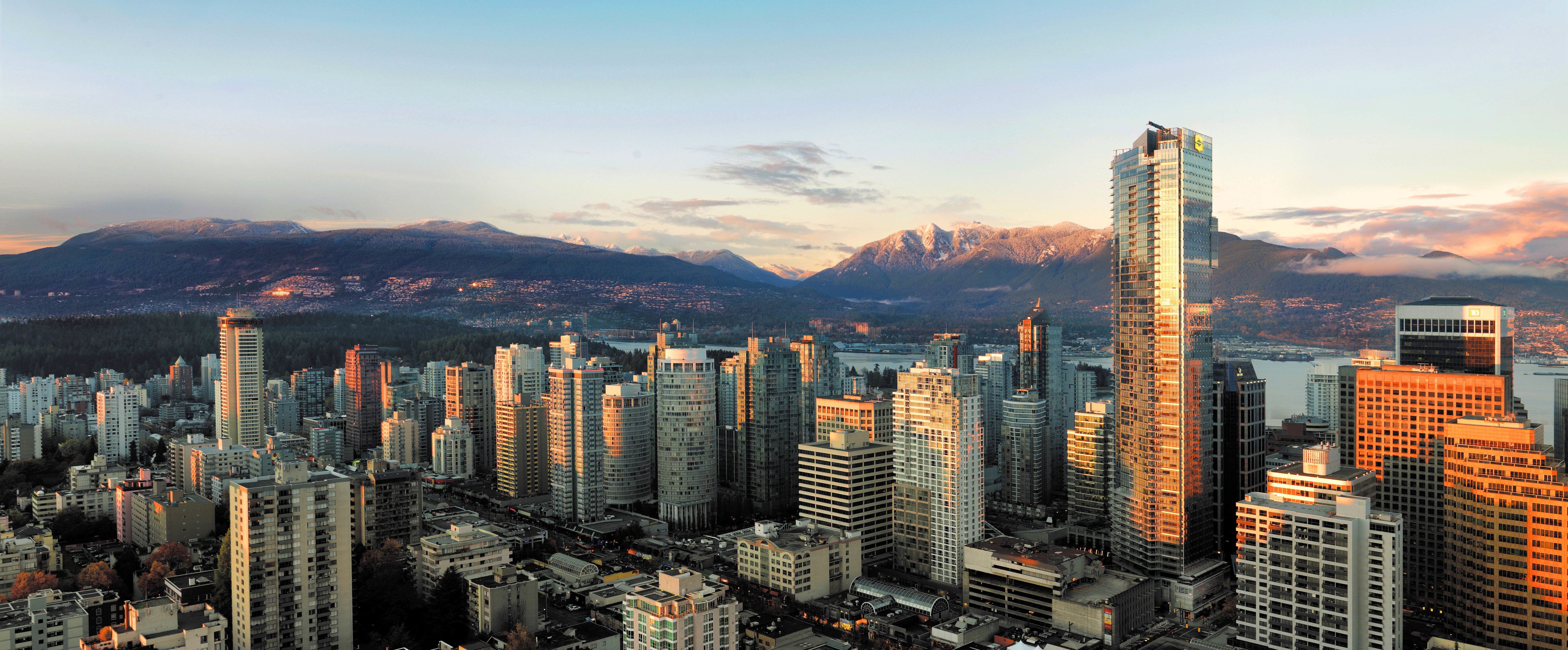Skyline von Vancouver, British Columbia
