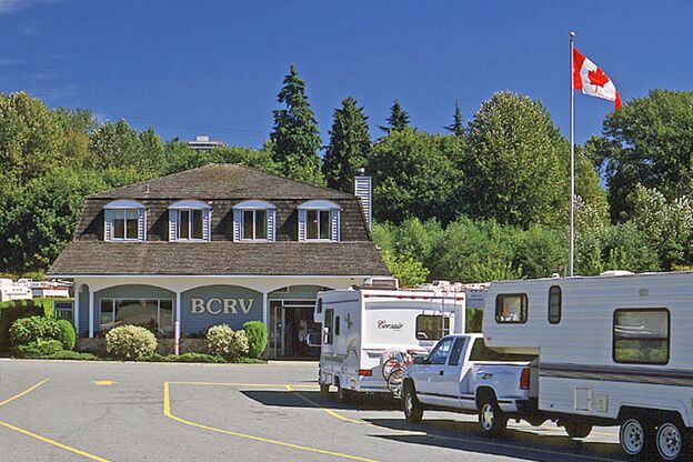 Einfahrt Burnaby Cariboo RV Park Einfahrt Burnaby Cariboo RV Park