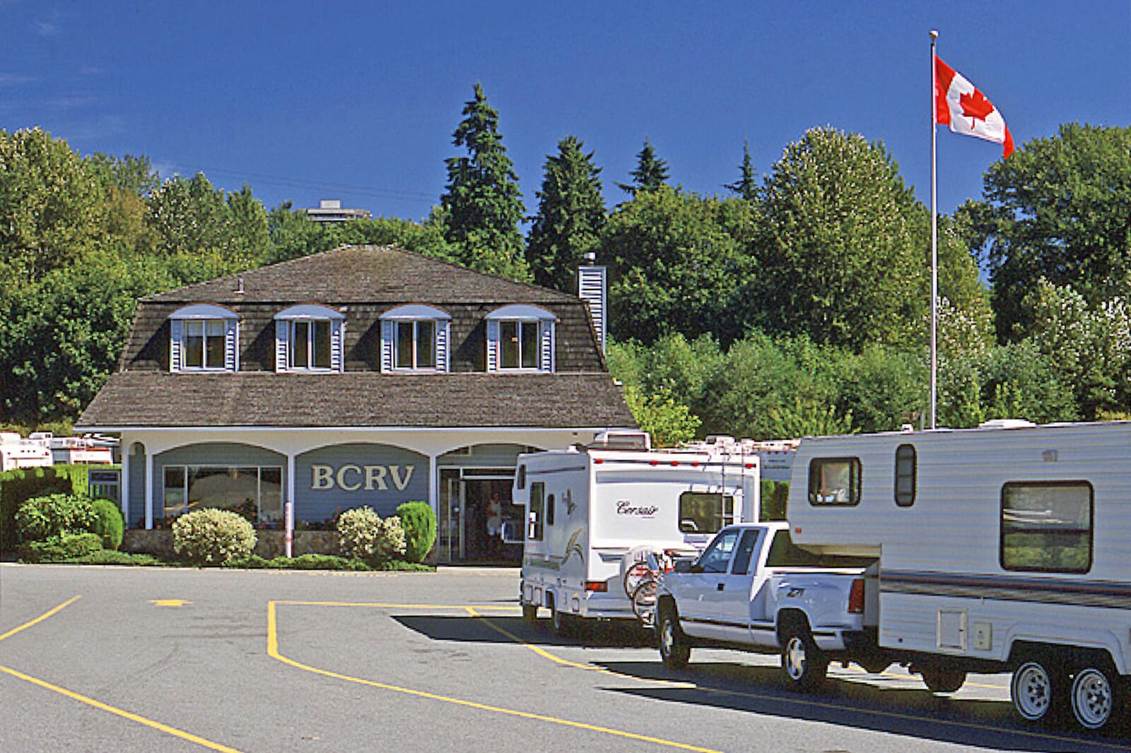 Einfahrt Burnaby Cariboo RV Park