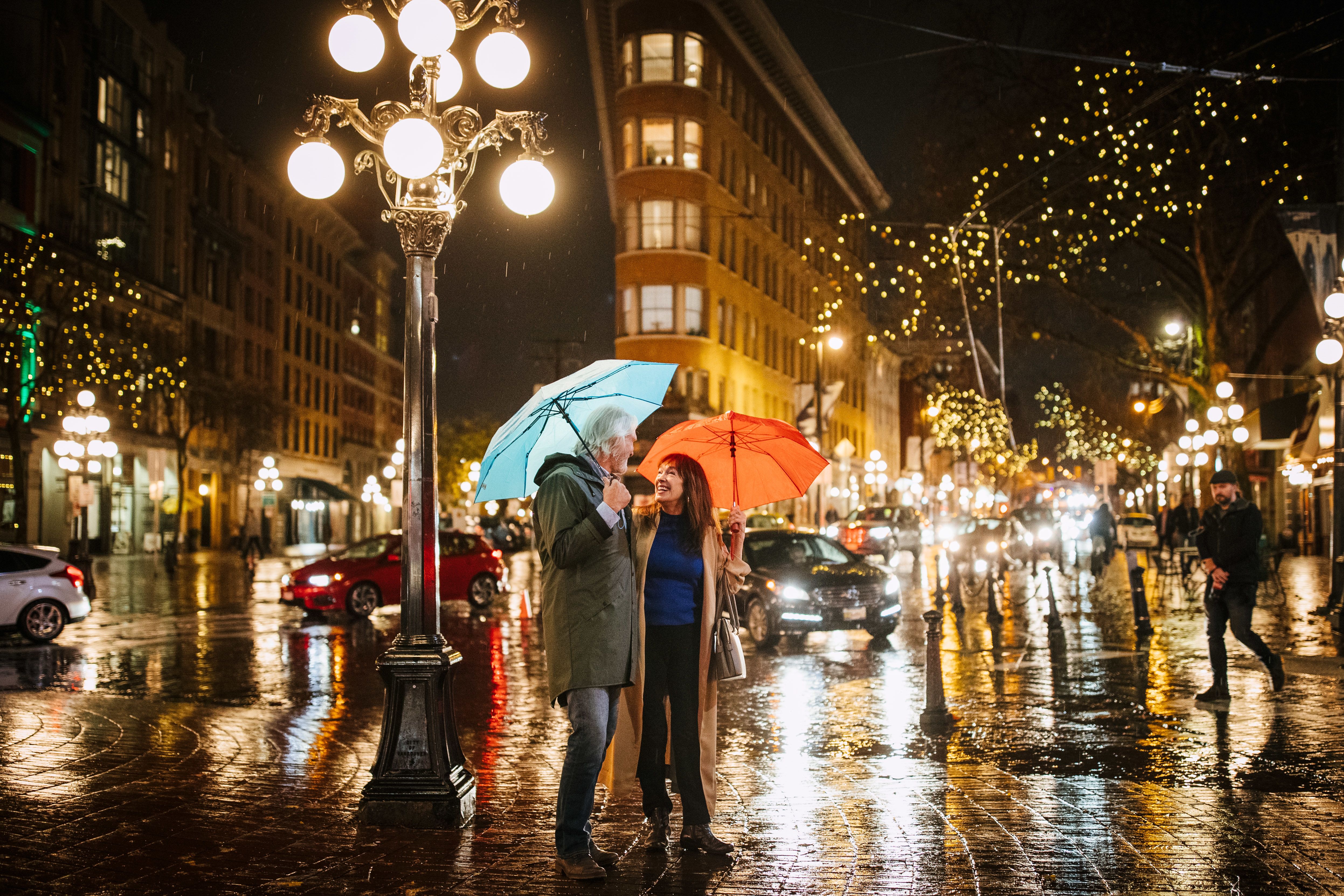 Abenstimmung wÃ¤hrend der Foodie-Tour in Gastown