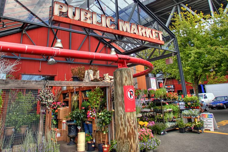 Der Public Market auf Granville Island