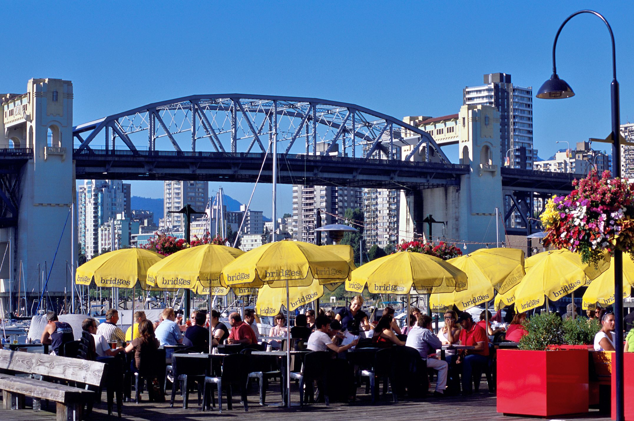 Bridges Restaurant auf Granville Island in Vancouver, British Columbia