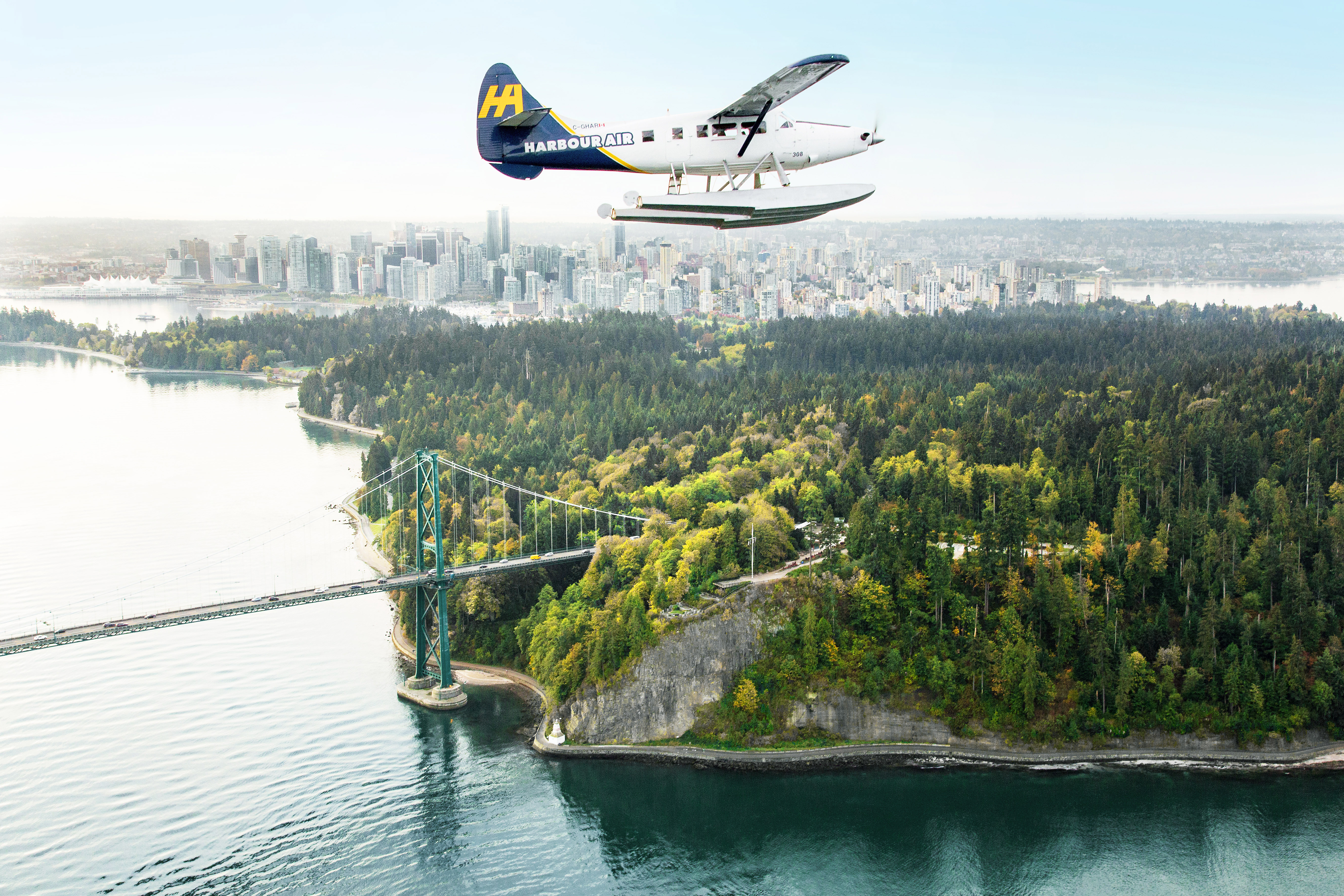 Rundflug Ã¼ber Vancouver mit Harbour Air