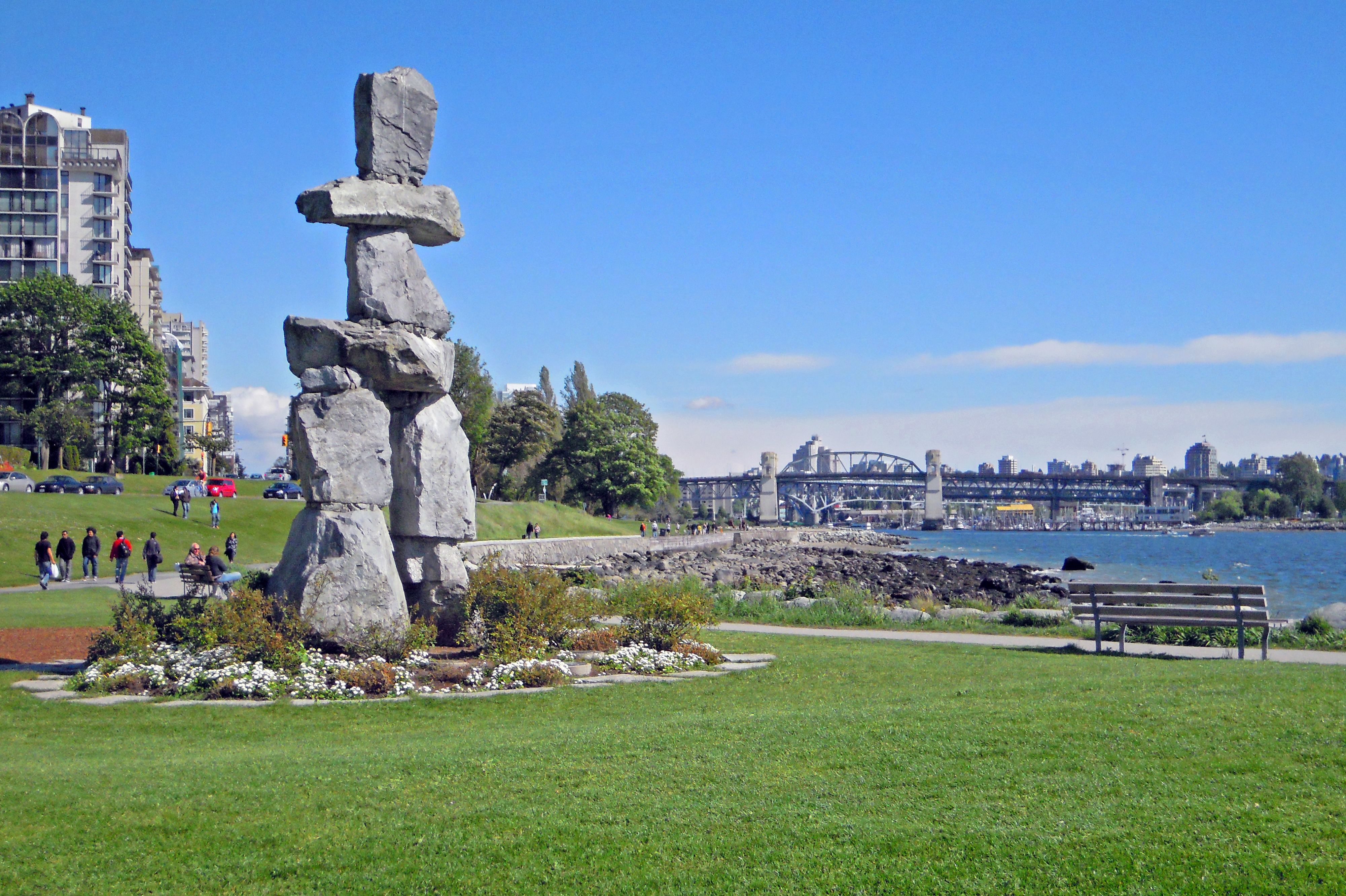 Inukshuk am Sunset Beach