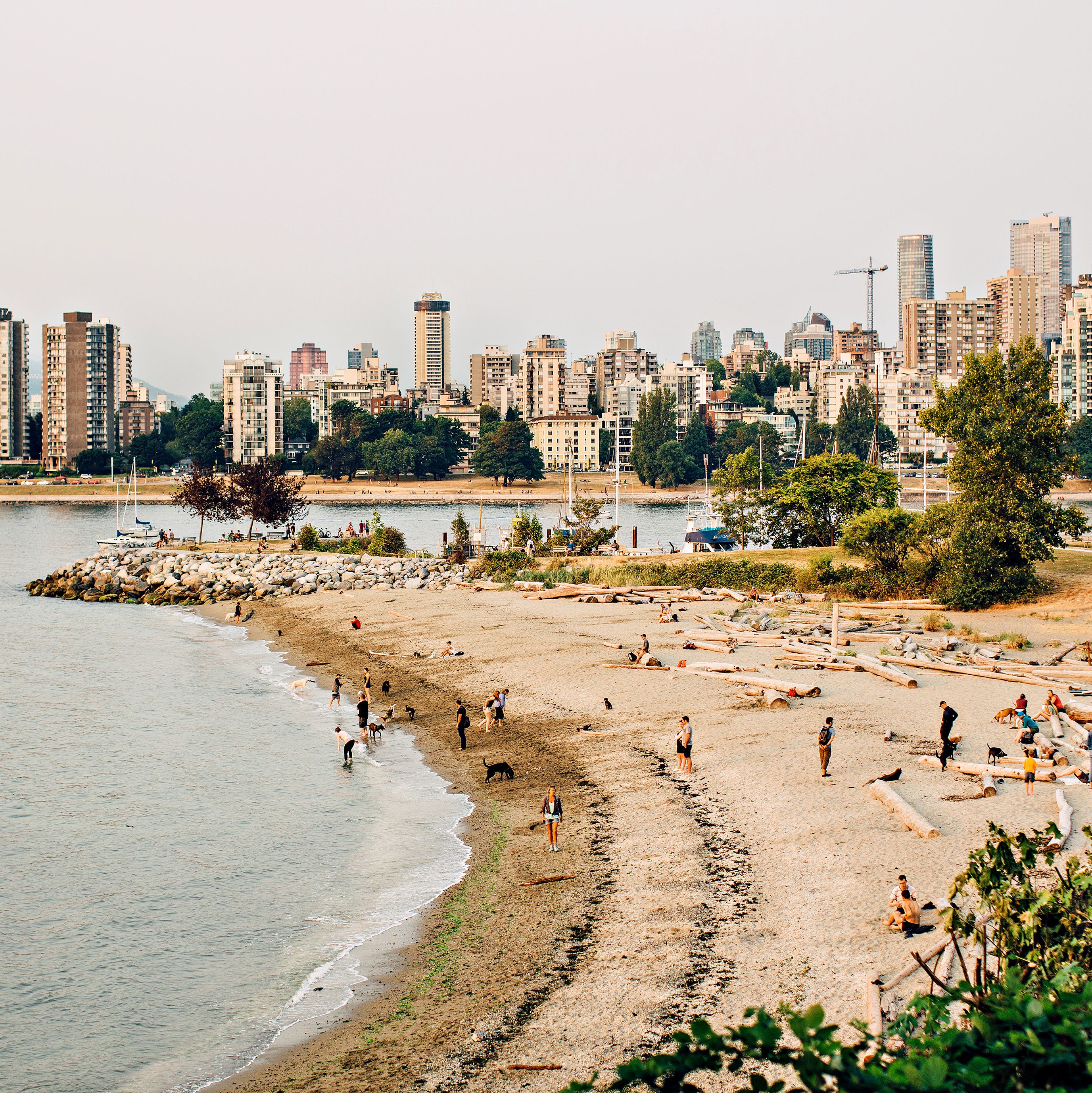 Der Strand von Kitsilano, Vancouver