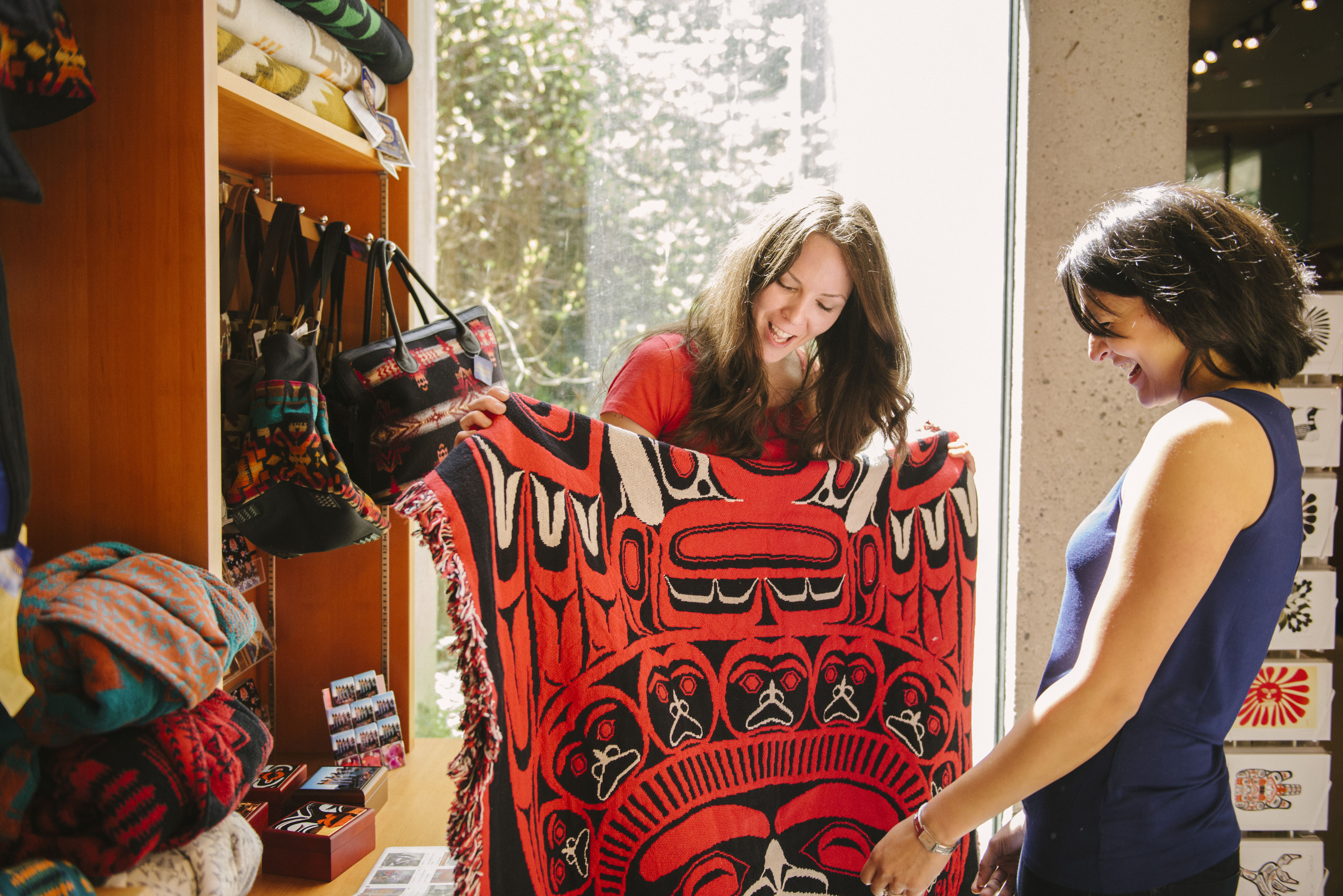 Shopping im Museum of Anthropology in Vancouver, British Columbia