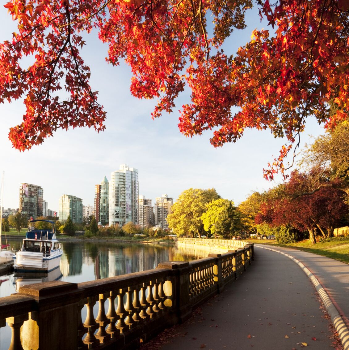 Stanley Park im FrÃ¼hling in Vancouver, British Columbia