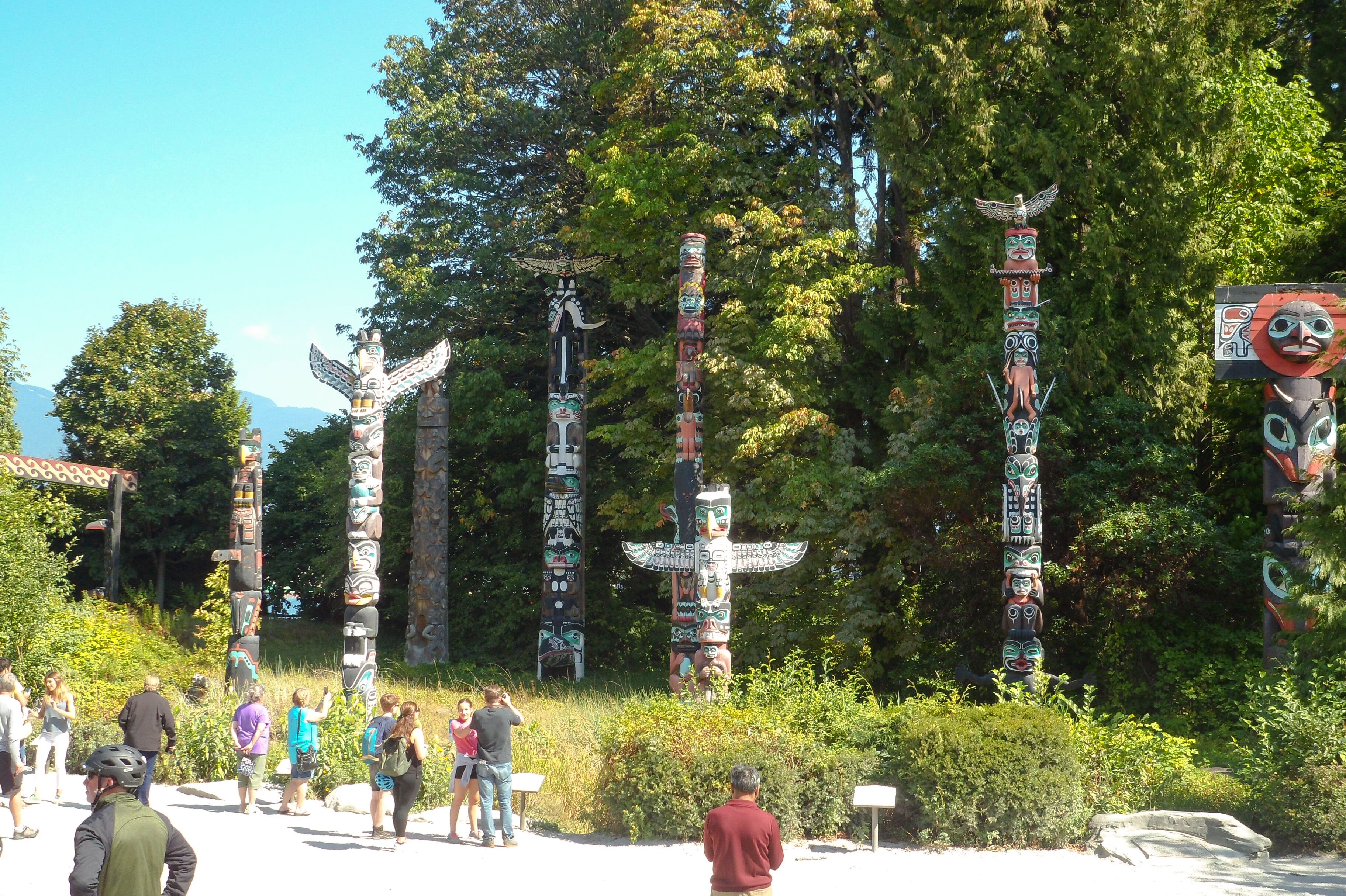 Die TotempfÃ¤hle im Stanley Park in Vancouver