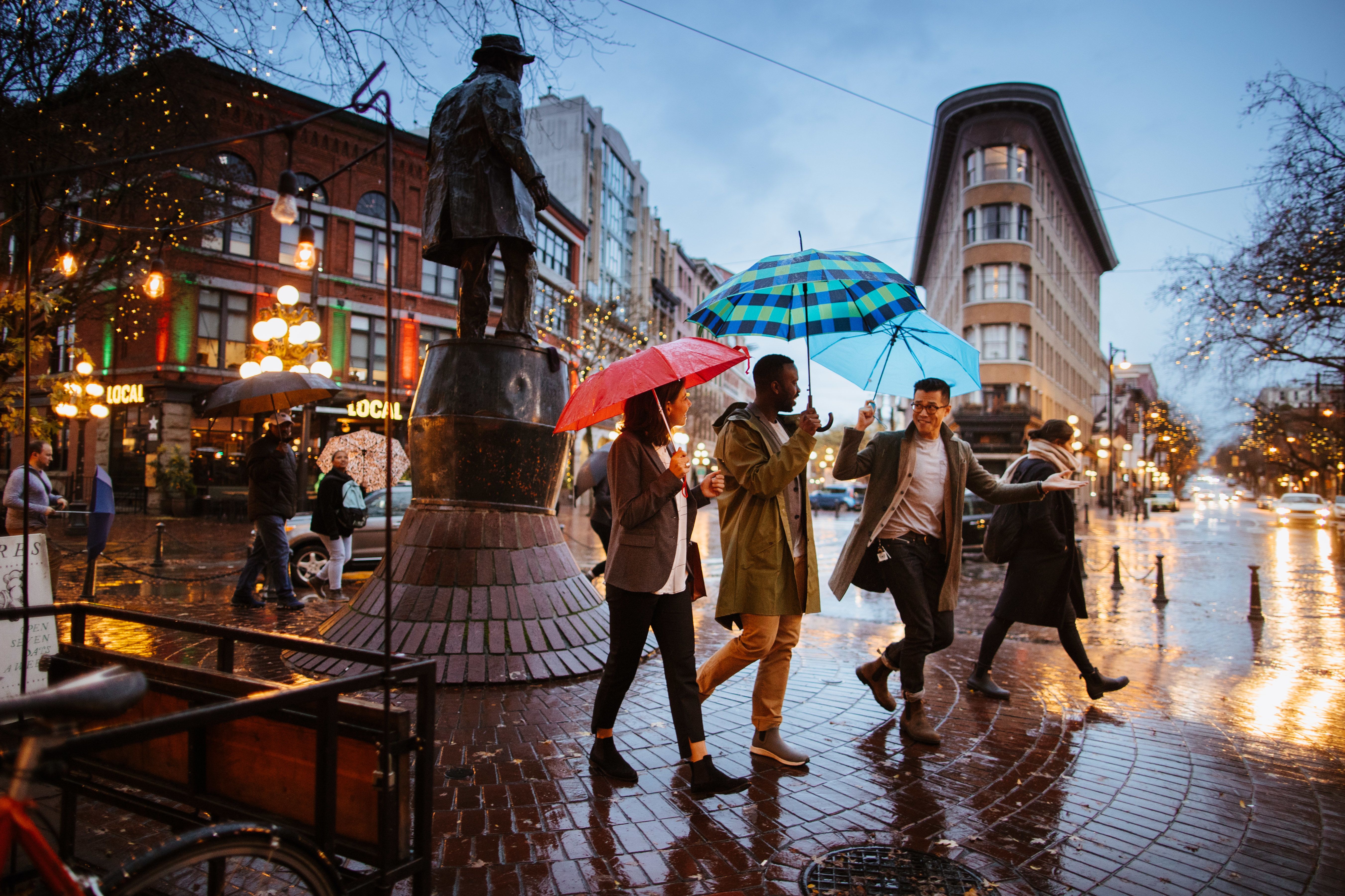 Impressionen aus dem bunten Stadtviertel Gastown in Vancouver