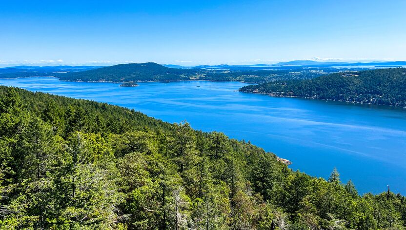 Ausblick vom Malahat SkyWalk auf Vancouver Island Ausblick vom Malahat SkyWalk auf Vancouver Island