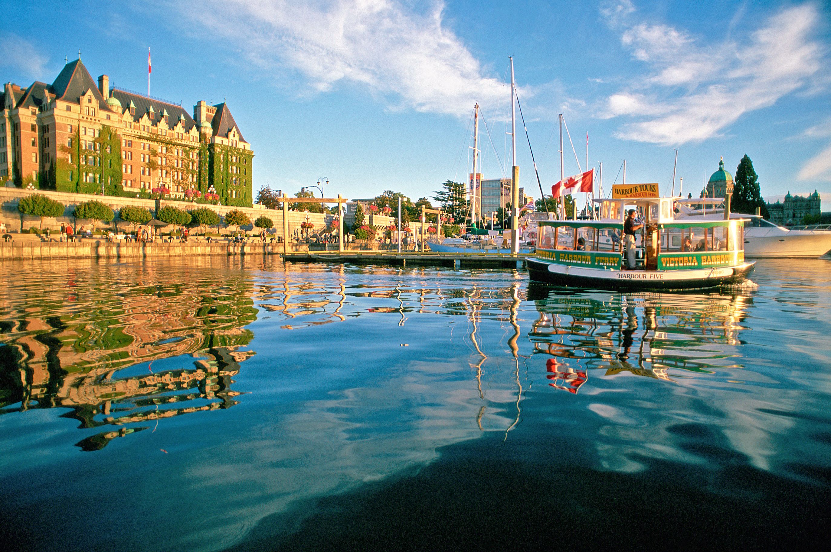 Der Inner Harbour im Abendlicht