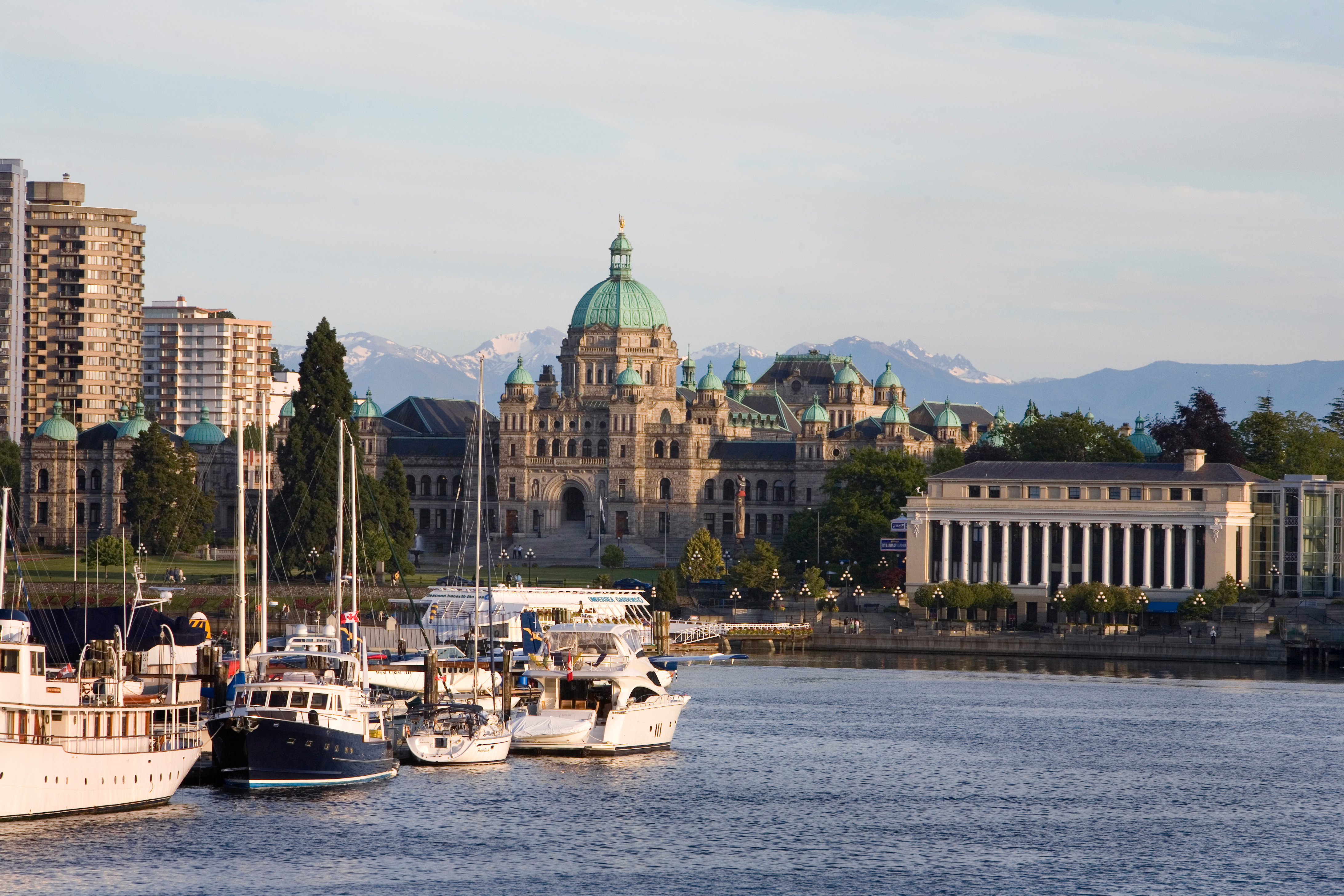 Blick auf den Inner Harbour von Victoria